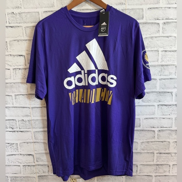 BreakingT Other - NWOT! Men’s Adidas Creator Tee Orlando City purple t-shirt XL